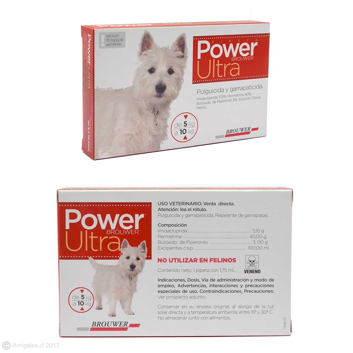 Antiparasitario Pipeta POWER ULTRA para Perros - 5 a 10 Kg