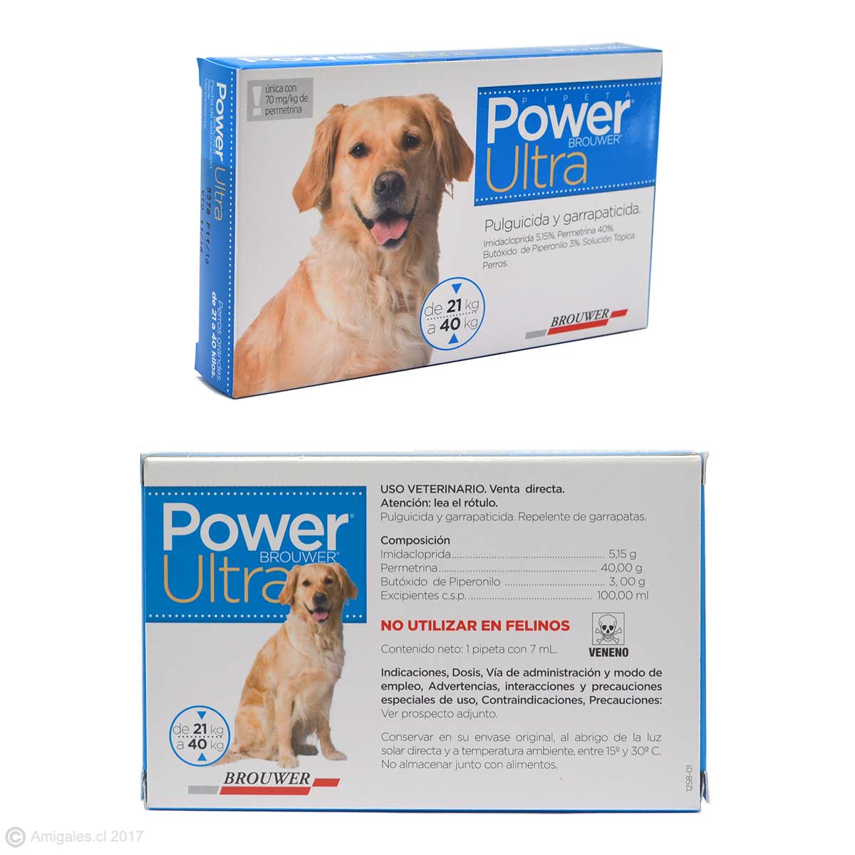 Antiparasitario Pipeta POWER ULTRA para Perros