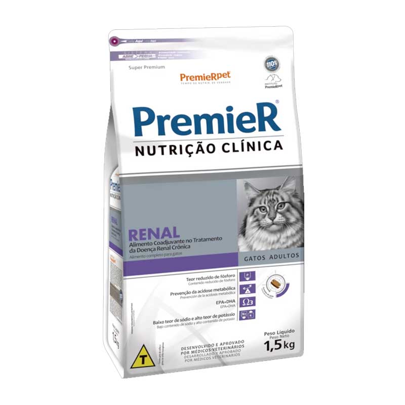 PremieR Pet Nutrición Clínica Renal para Gatos 1,5 Kg