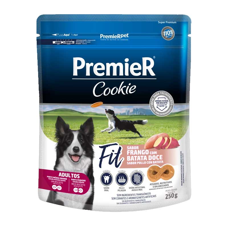 PremieR Pet Cookie Fit Pollo y Papas para Perros 250 g
