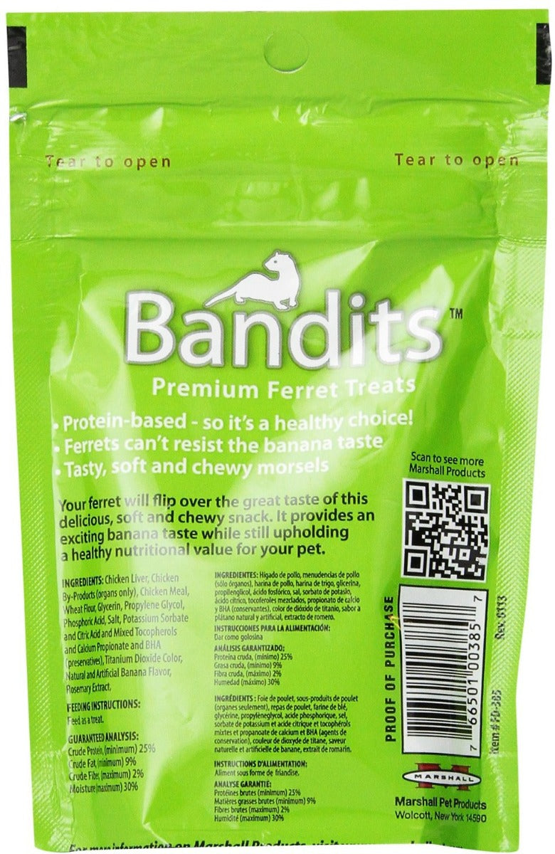 Snacks Premium "Bandits" para Hurón