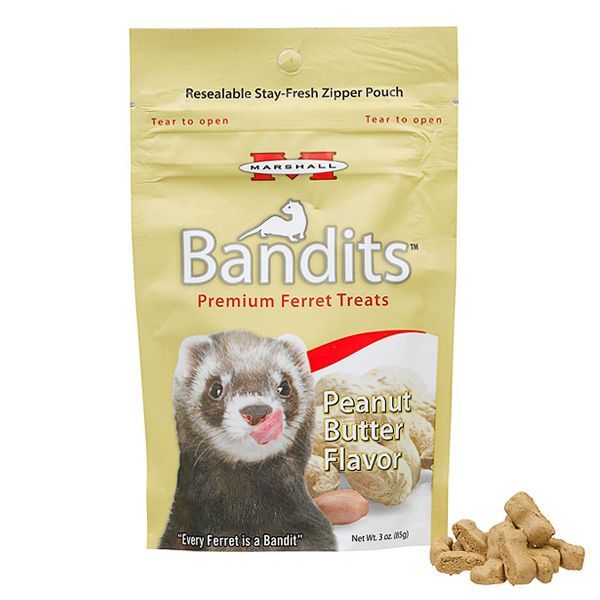 Snacks Premium "Bandits" para Hurón
