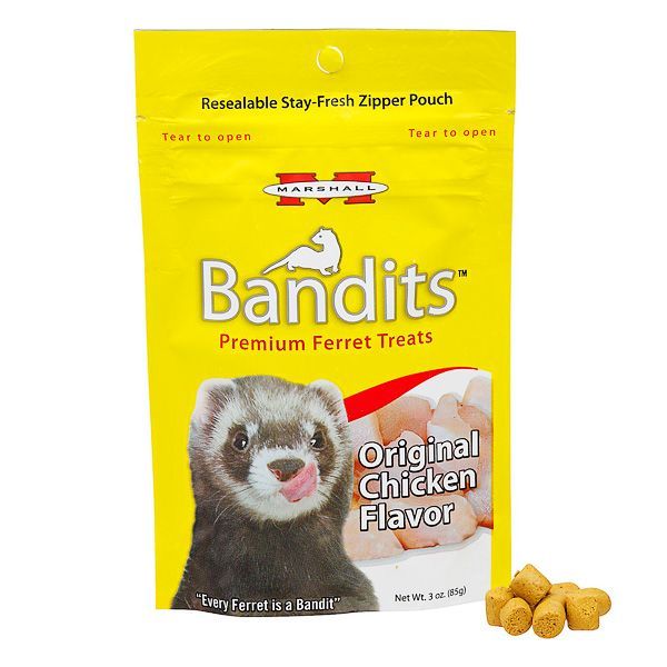 Snacks Premium "Bandits" para Hurón