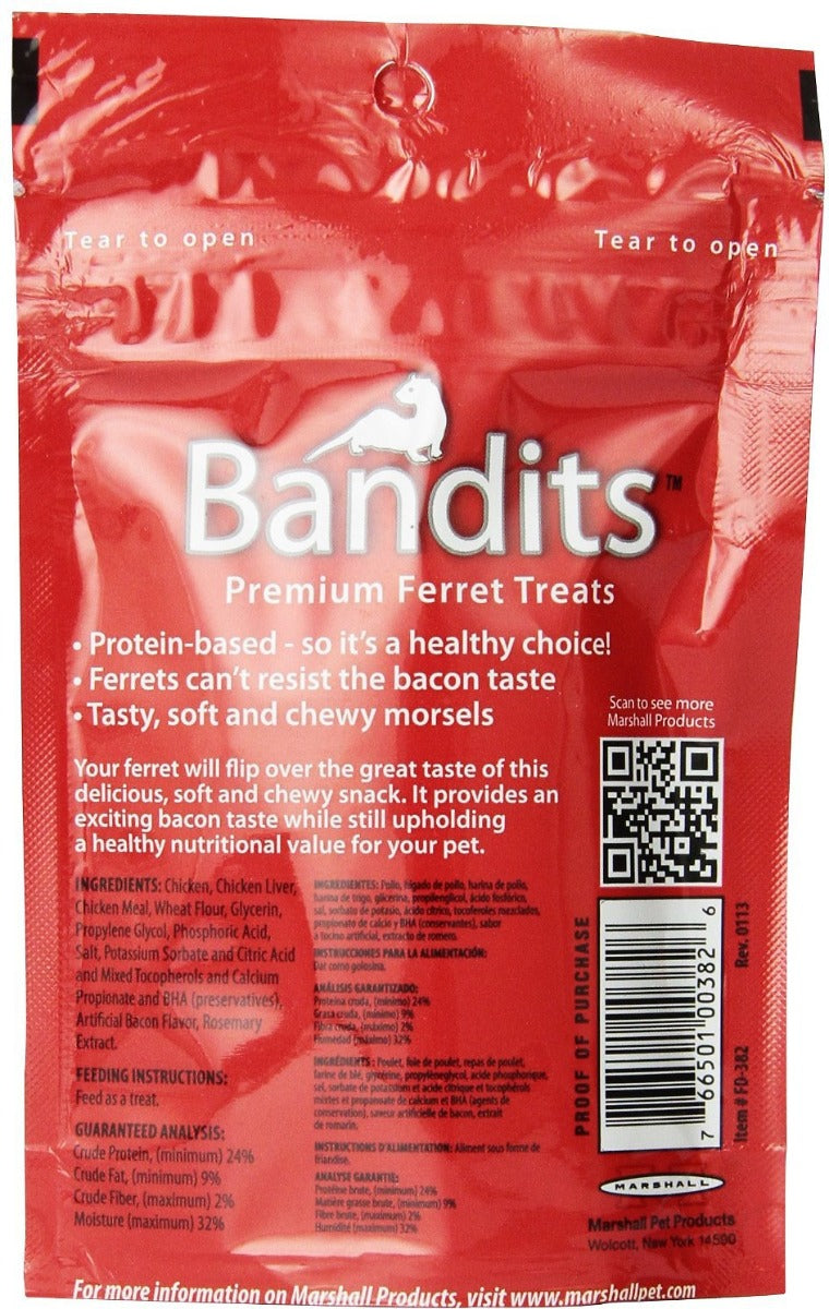Snacks Premium "Bandits" para Hurón