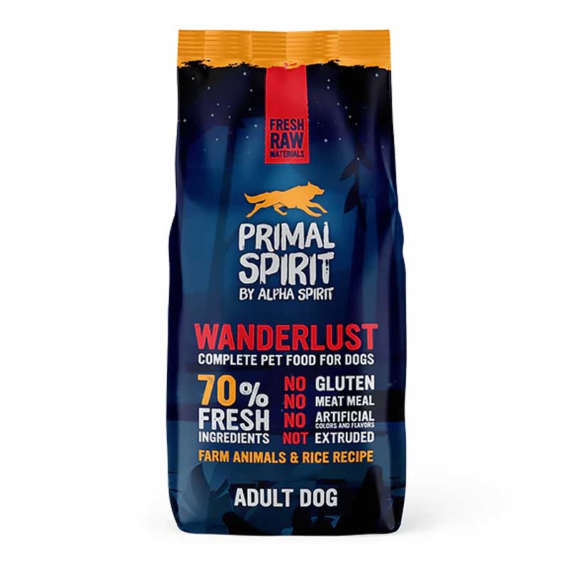 Primal Spirit Wanderlust para Perros - 1 Kg