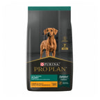 Pro Plan para Cachorros Razas Grandes en bolsa con perro cachorro de raza grande, pollo como primer ingrediente y Optistart.
