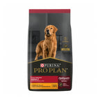 Pro Plan Perro Adulto Razas Medianas, alimento seco para perros adultos con golden retriever y pollo como ingrediente principal.