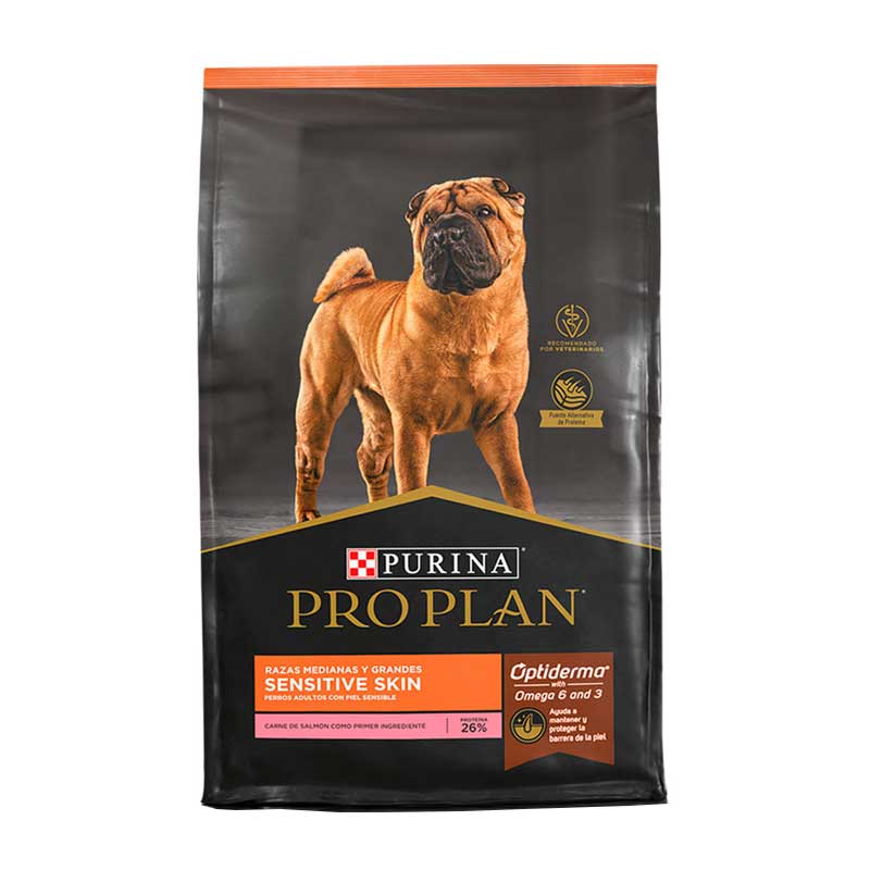 Pro Plan Sensitive Skin Adult Razas Medianas y Grandes - 3 Kg