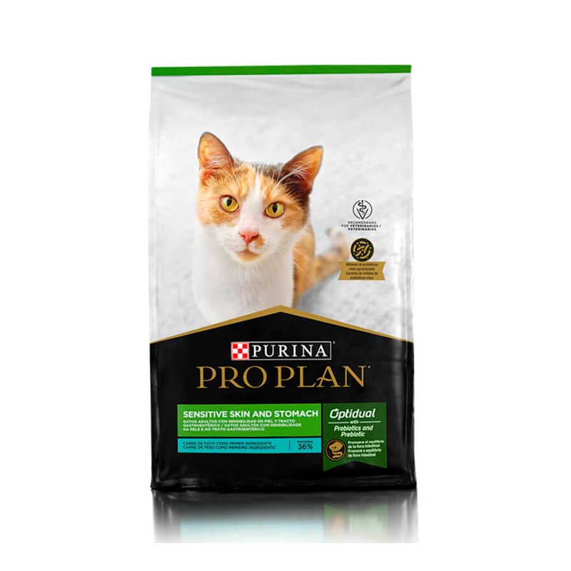 Pro Plan Sensitive Skin & Stomach para Gatos 3 Kg