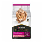 Pro Plan Esterilizado Gatos con salmón, alimento para gatos esterilizados en bolsa con imagen de gato y fórmula Optirenal.