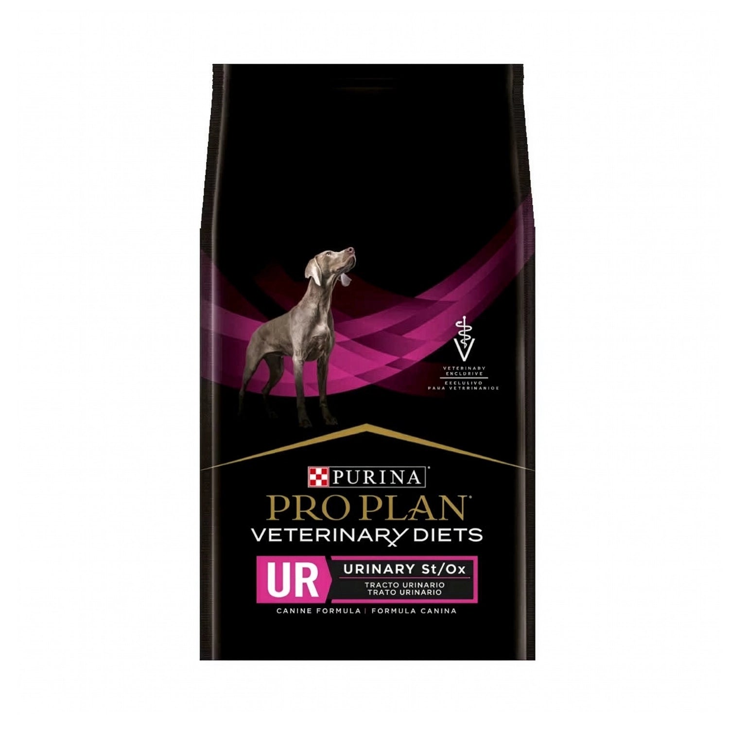 Pro Plan Veterinary Diets UR "Urinario/cálculos" para perros, alimento veterinario seco con soporte para la salud urinaria.