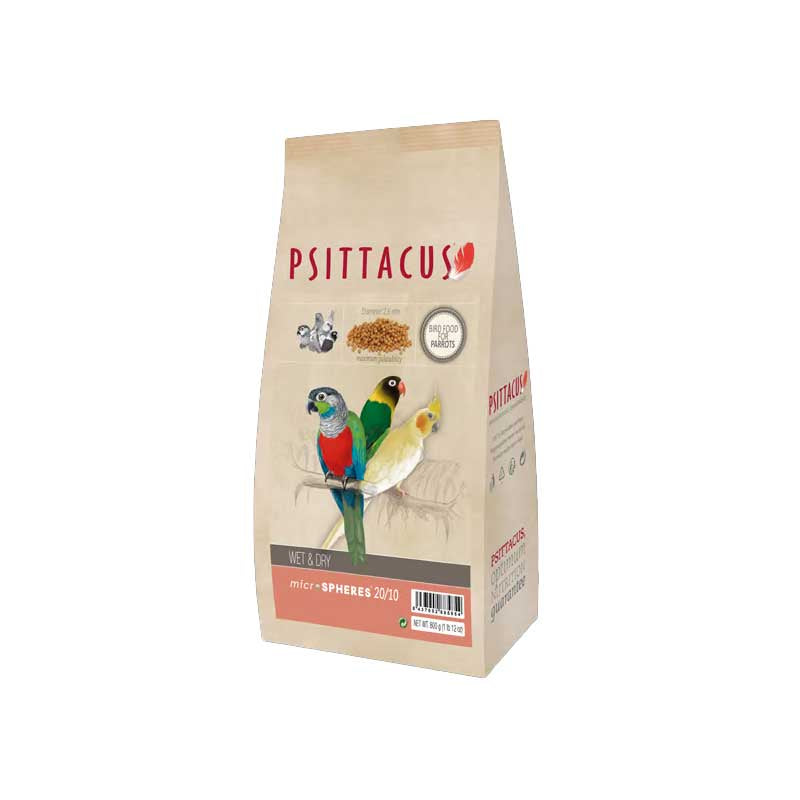 Psittacus Wet & Dry Microspheres 20/10 - 800 g