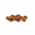 Snack Brit Meaty Coins de Pavo para Cachorros golosinas para perros con pavo y calabaza, bolsa con diseño blanco y snacks visibles
