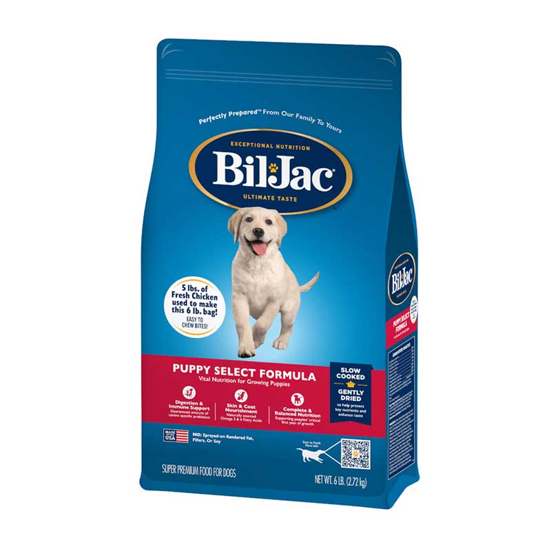 Alimento Bil-Jac "Puppy Select Formula" para Cachorros - 2,7 Kg