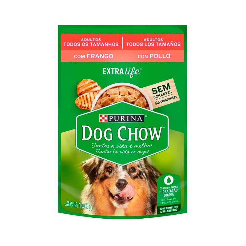 Dog Chow Pouch Pollo para Perros 100 g