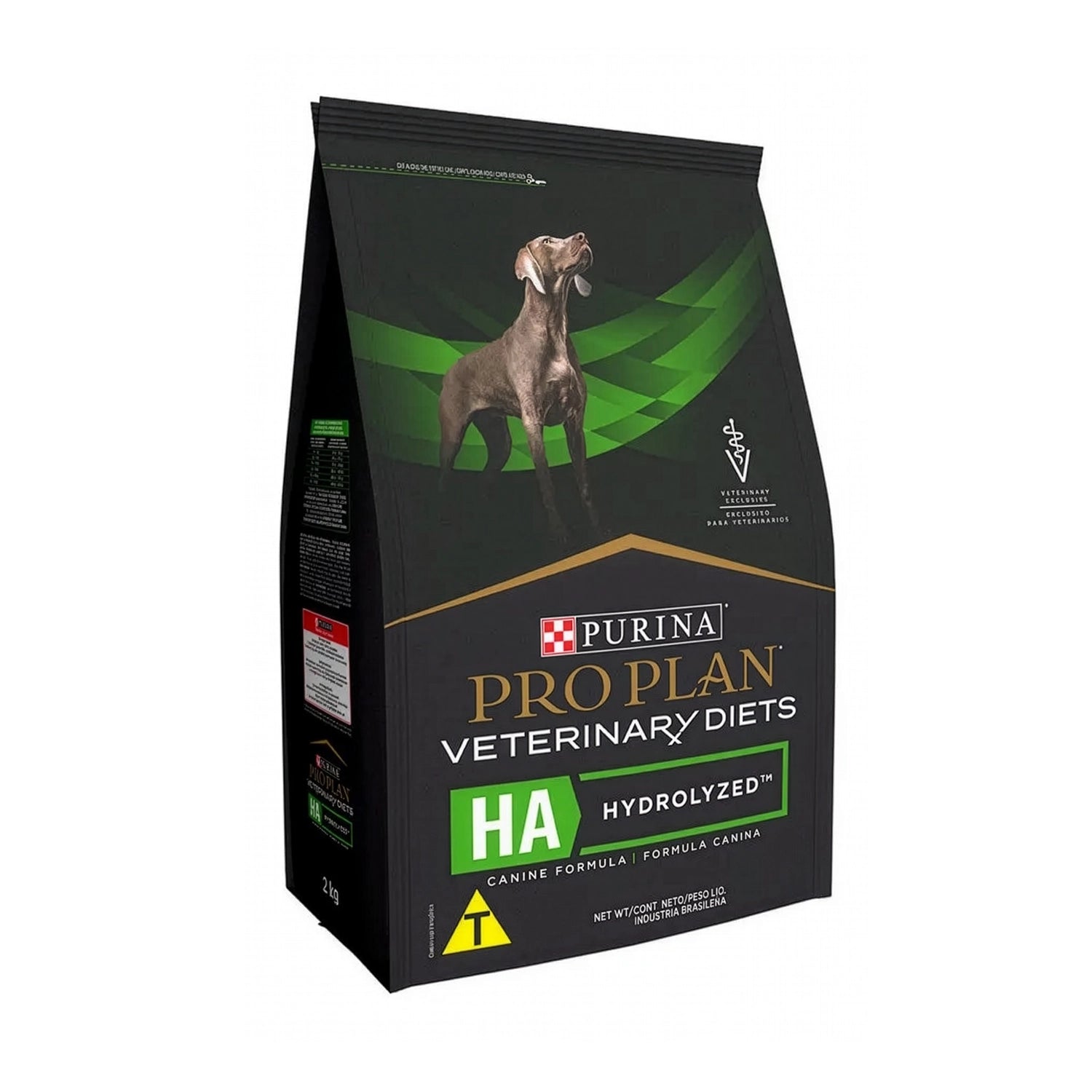 Pro Plan Veterinary Diets HA "Hipoalergénico" Perro en bolsa de alimento seco veterinario, con perro adulto y fórmula hidrolizada.