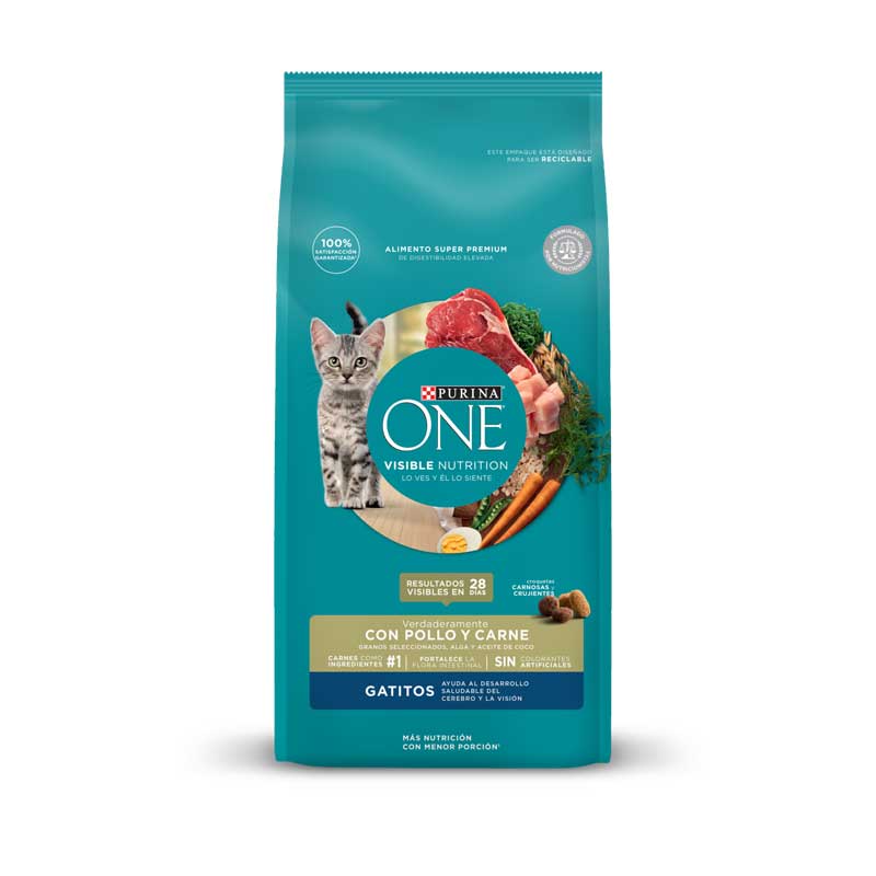 Purina One Pollo y Carne Gatitos - 2 Kg