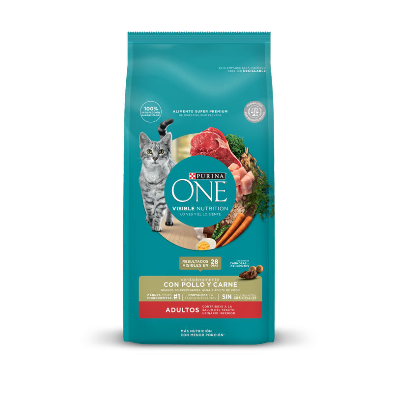 Purina One Pollo y Carne para Gatos - 2 Kg