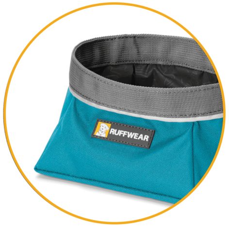 Plato Plegable "Quencher" Ruffwear - Fired Brick / S: 11 cm - 0,75 ml