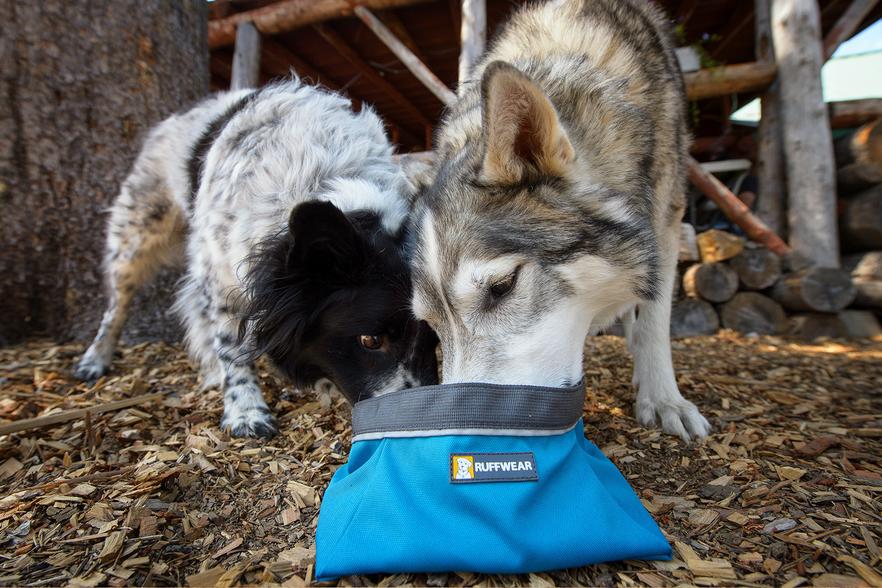 Plato Plegable "Quencher" Ruffwear - Pacific Blue / M: 14 cm - 1 litro