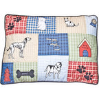 Cama Acolchada Premium de Patchwork para Perros