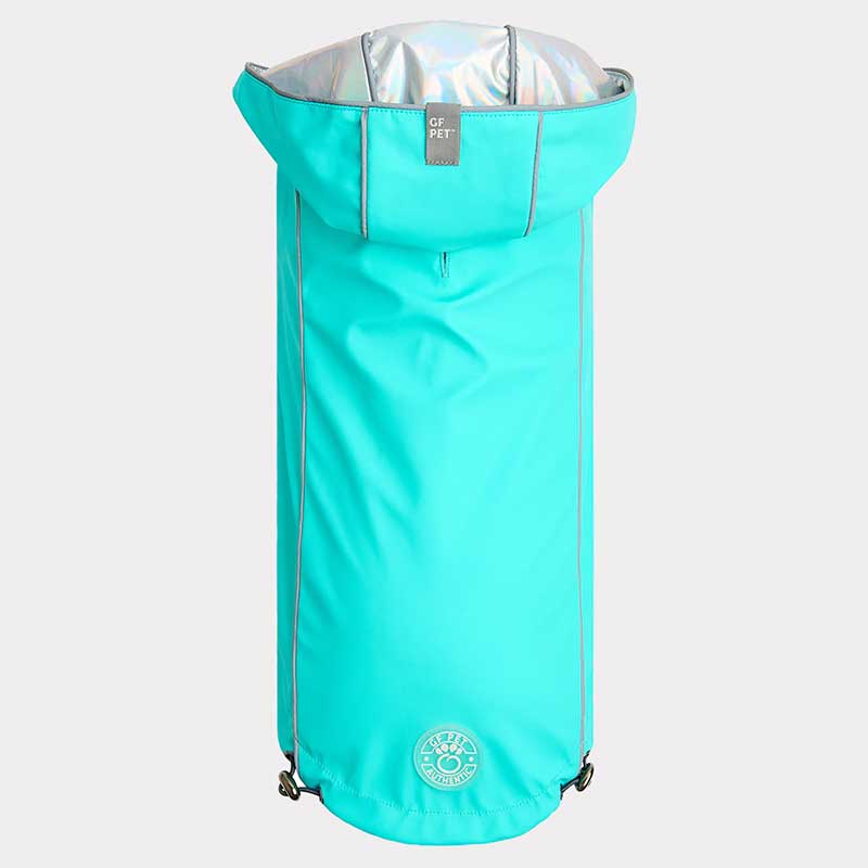 Impermeable Reversible Neon Aqua  - 2XS