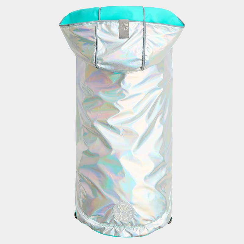 Impermeable Reversible Neon Aqua  - XS