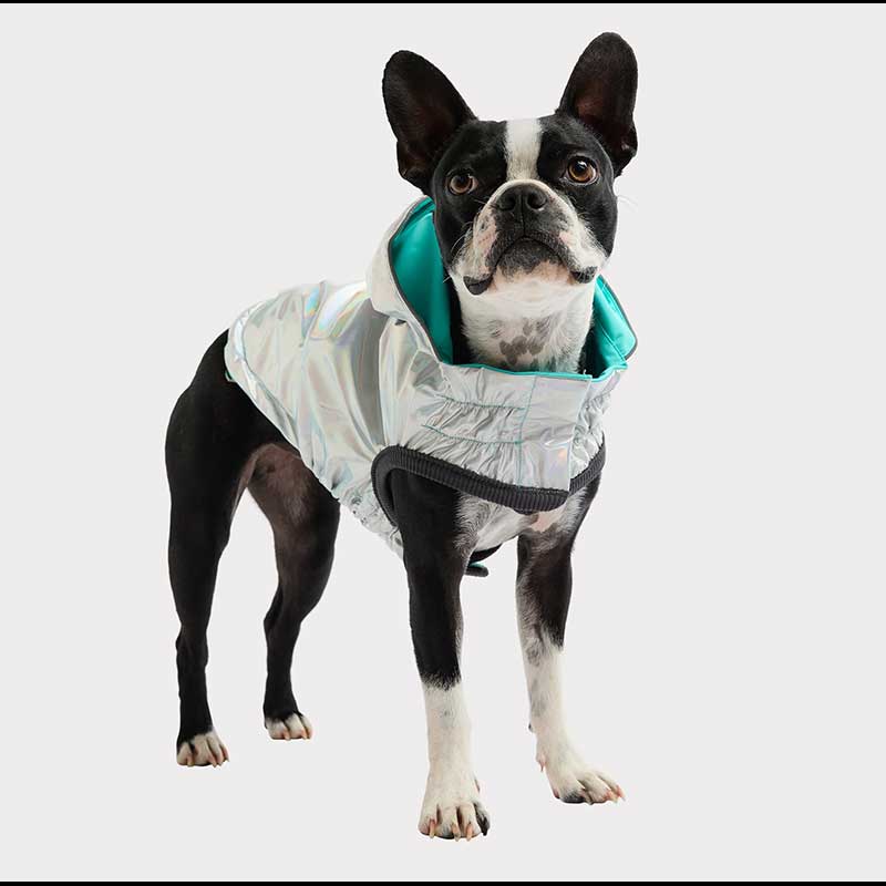 Impermeable Reversible Neon Aqua  - XL