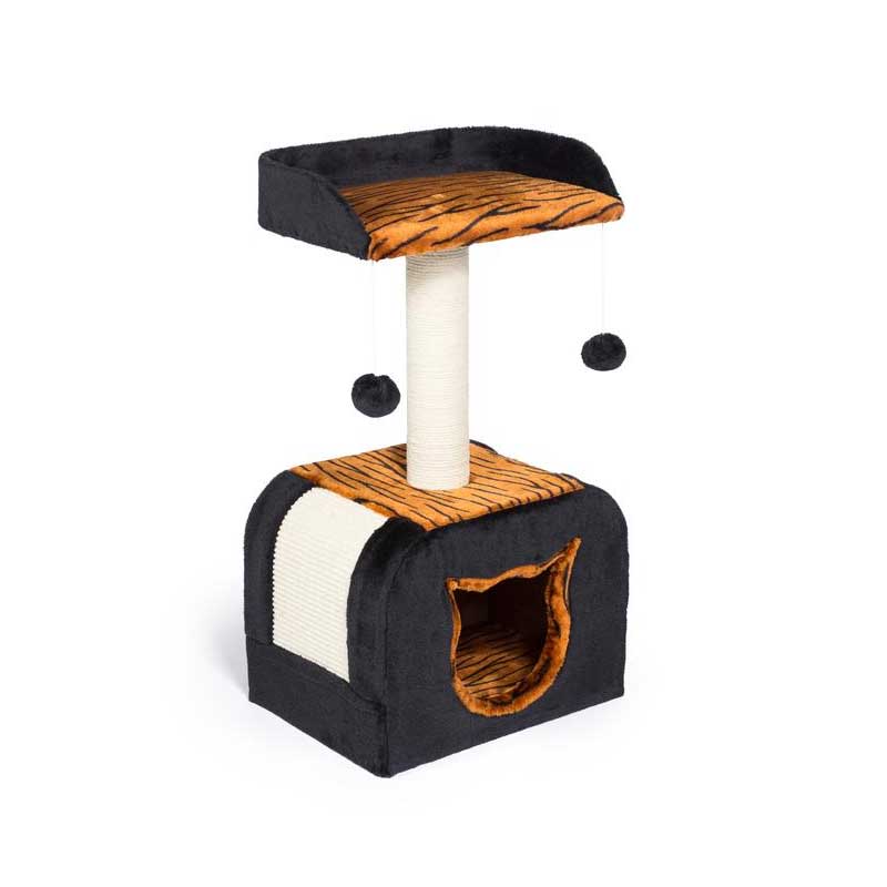 Rascador con Guarida Kitty Power Paws Tigre