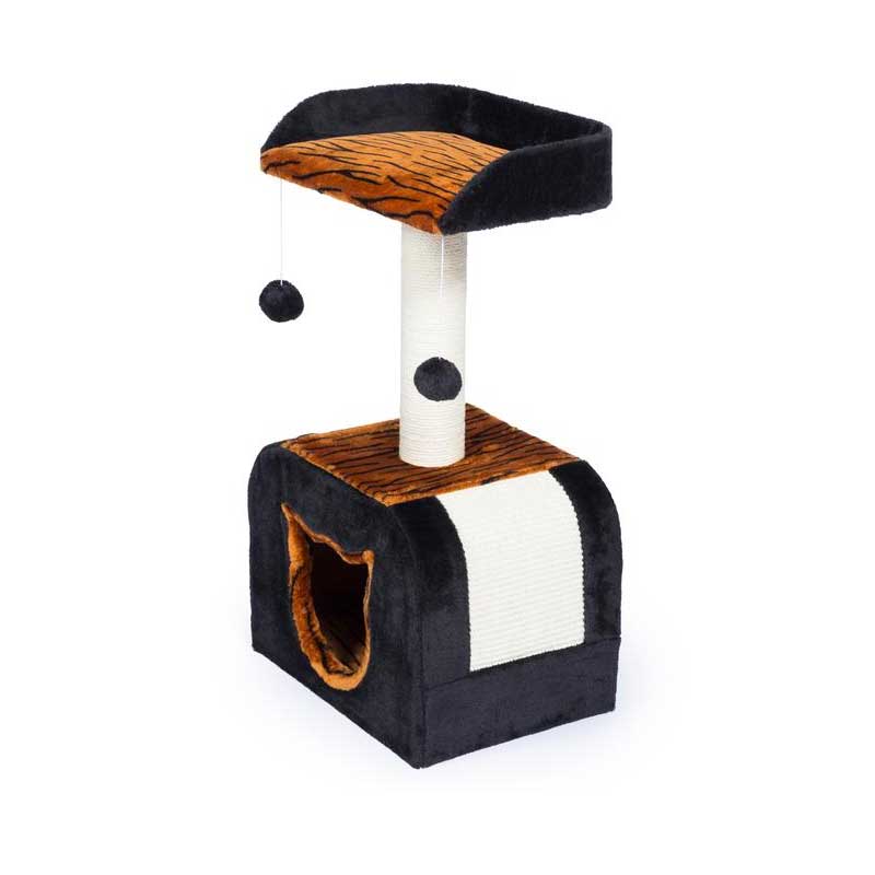 Rascador con Guarida Kitty Power Paws Tigre