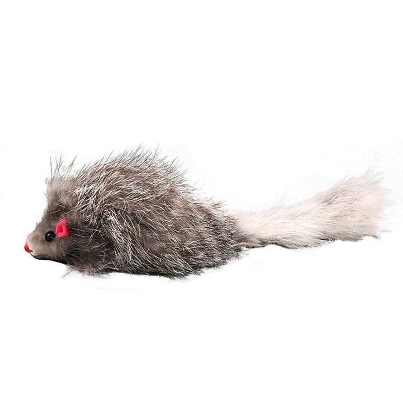 Juguete Ratón Piel de Conejo 