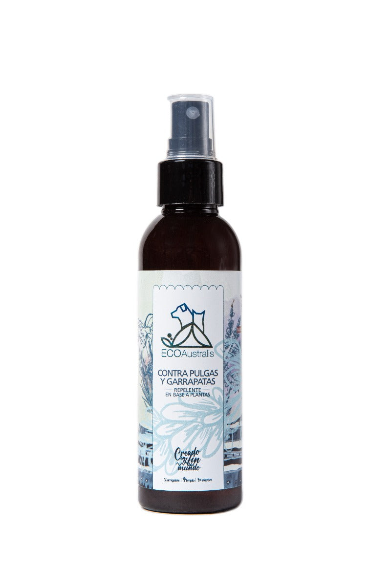 Repelente Natural en Spray contra Pulgas y Garrapatas ECOAustralis