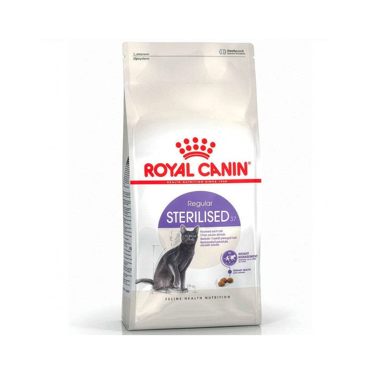 Royal Canin Sterilised Gatos Castrados, alimento seco para gatos adultos esterilizados con control de peso.