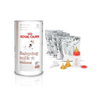 Royal Canin Babydog Milk Leche para Cachorros en lata, fórmula láctea para cachorros de 0 a 2 meses con DHA y kit incluido.