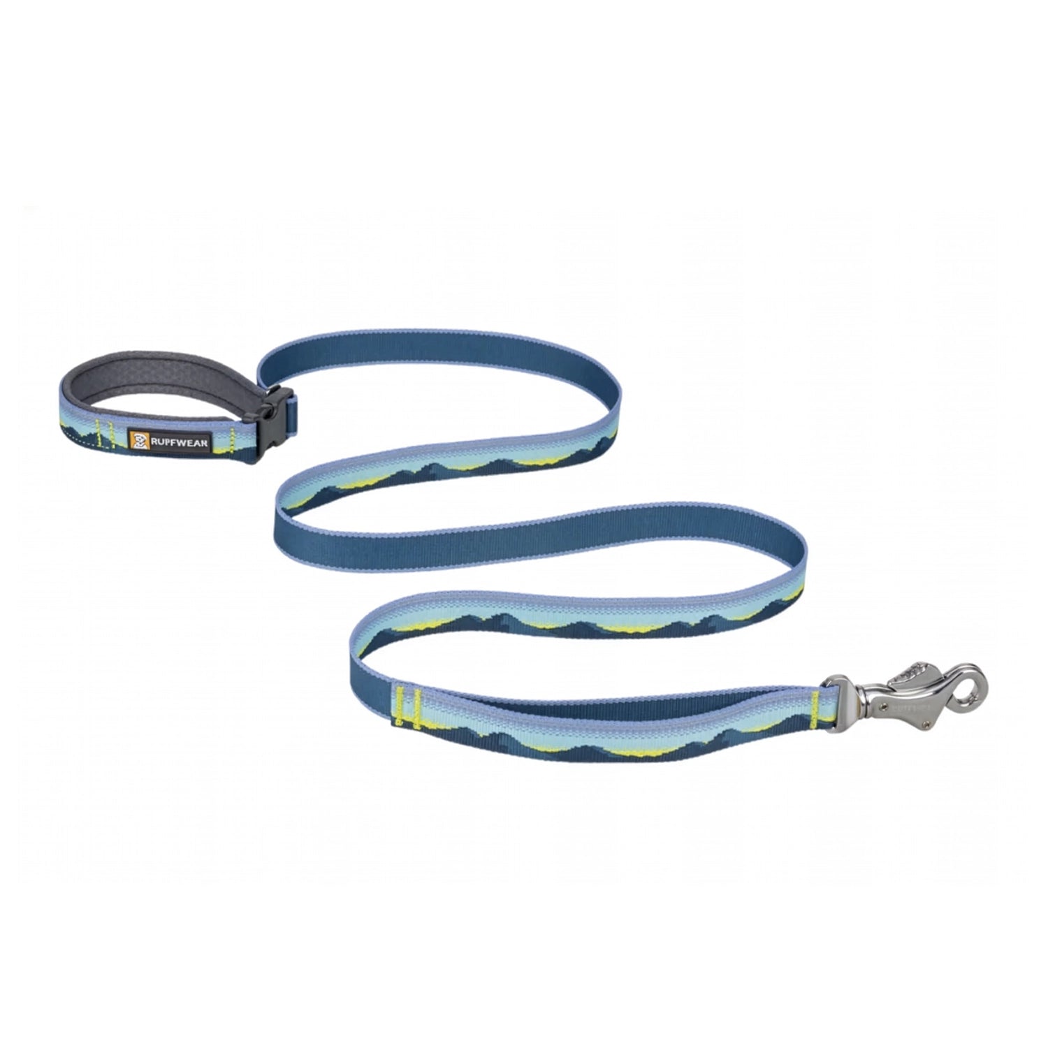 Correa Manos Libres "Crag Reflective" Ruffwear con diseño, asa acolchada ajustable y mosquetón metálico.