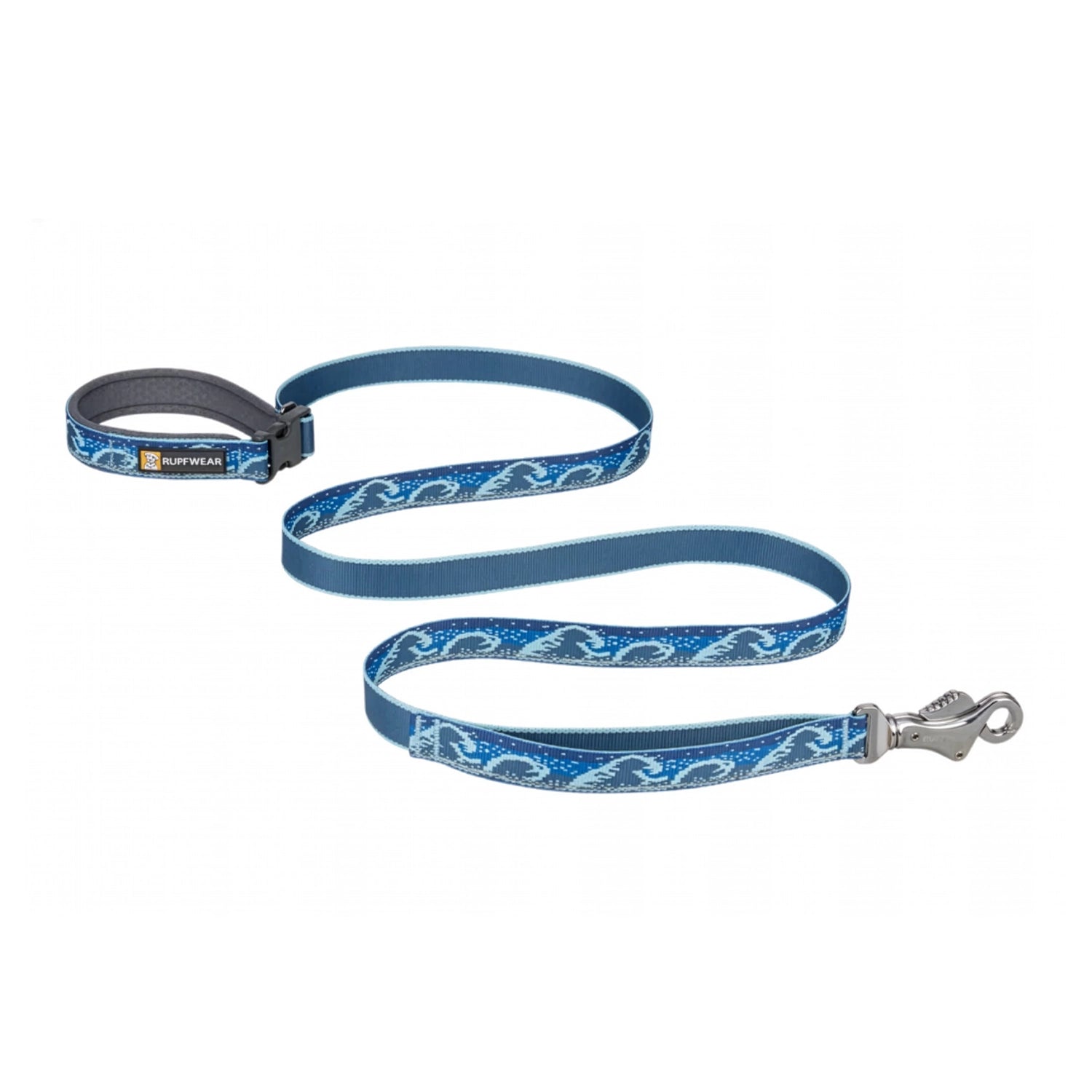 Correa Manos Libres "Crag Reflective" Ruffwear con diseño, asa acolchada ajustable y mosquetón metálico.
