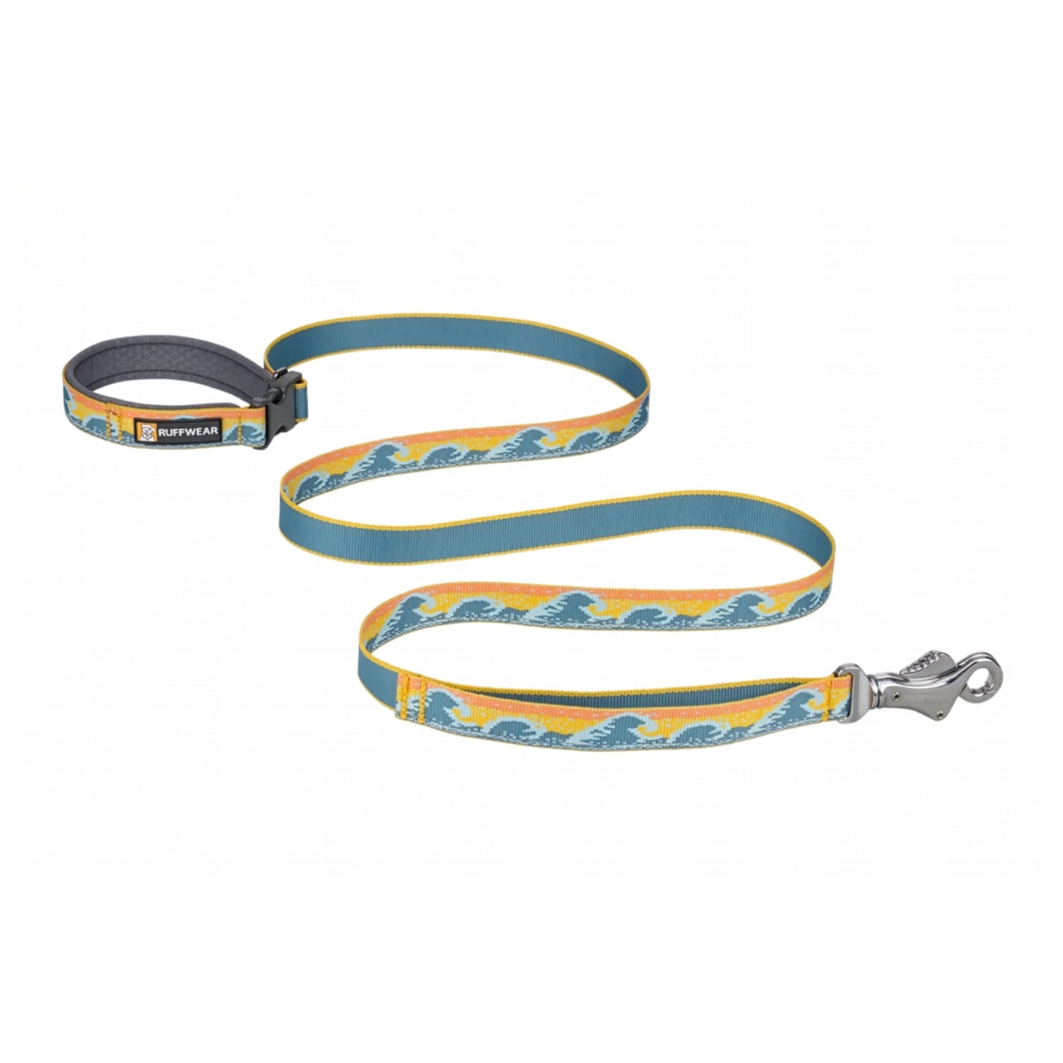 Correa Manos Libres "Crag Reflective" Ruffwear con diseño, asa acolchada ajustable y mosquetón metálico.