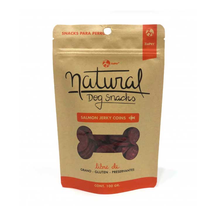 Snack Natural Jerky Coins de Salmón