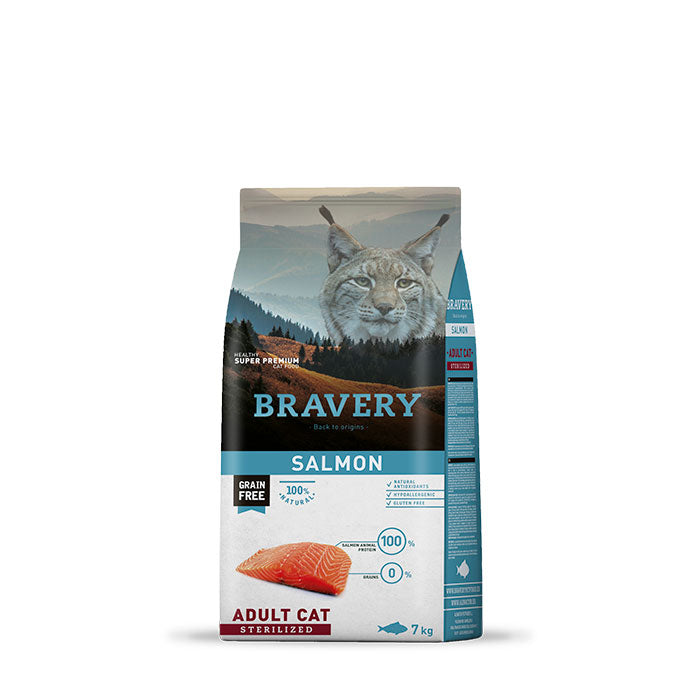 Bravery Gato Esterilizados Salmon