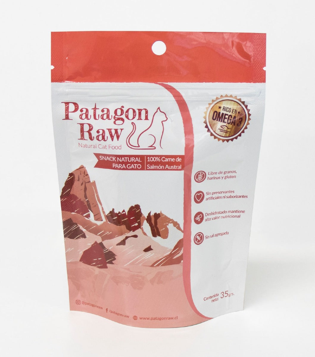 Patagon Raw Snack Salmón Austral para Gatos