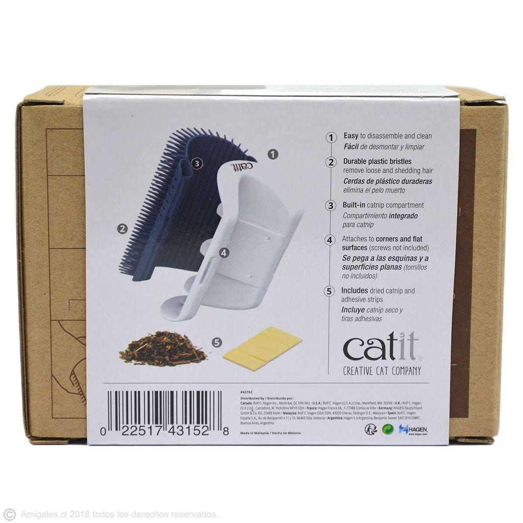 Cepillo de Pared Autoservicio "Self Groomer" con Catnip