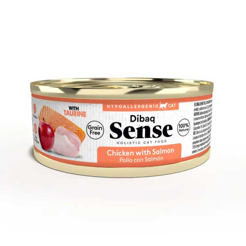 Dibaq Sense Lata Salmón y Pollo para Gatos 70 g