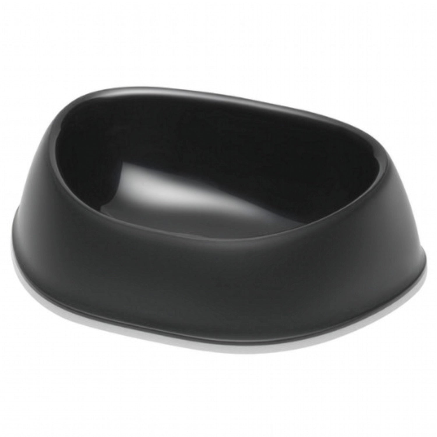 Bowl Comedero Sensibowl Moderna color negro, plato para perros y gatos con base antideslizante y diseño ergonómico.