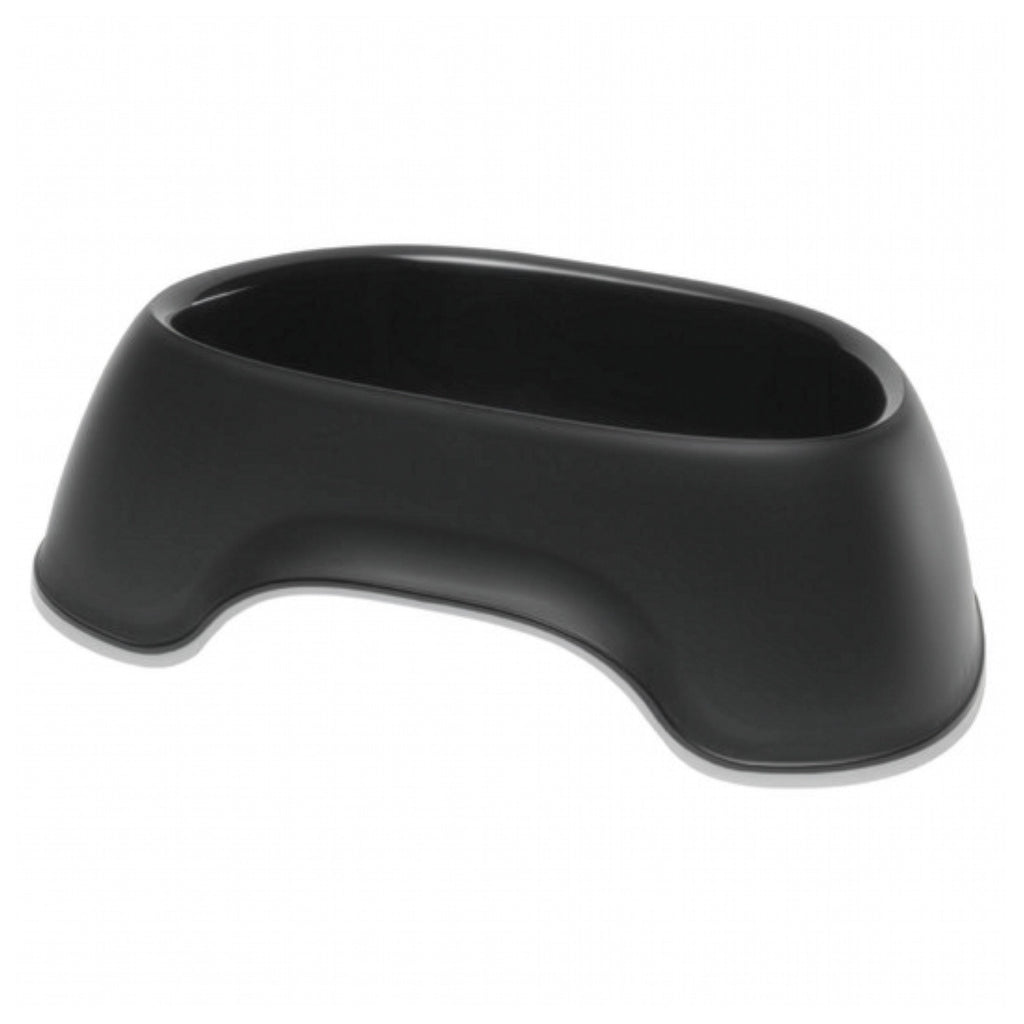 Bowl Comedero Sensibowl Moderna color negro, plato para perros y gatos con base antideslizante y diseño ergonómico.