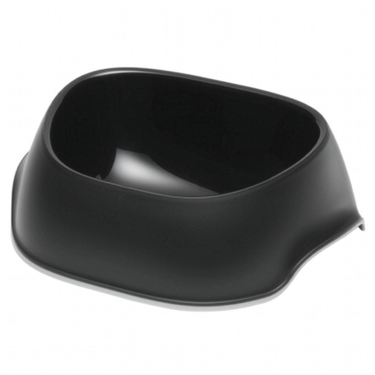 Bowl Comedero Sensibowl Moderna color negro, plato para perros y gatos con base antideslizante y diseño ergonómico.