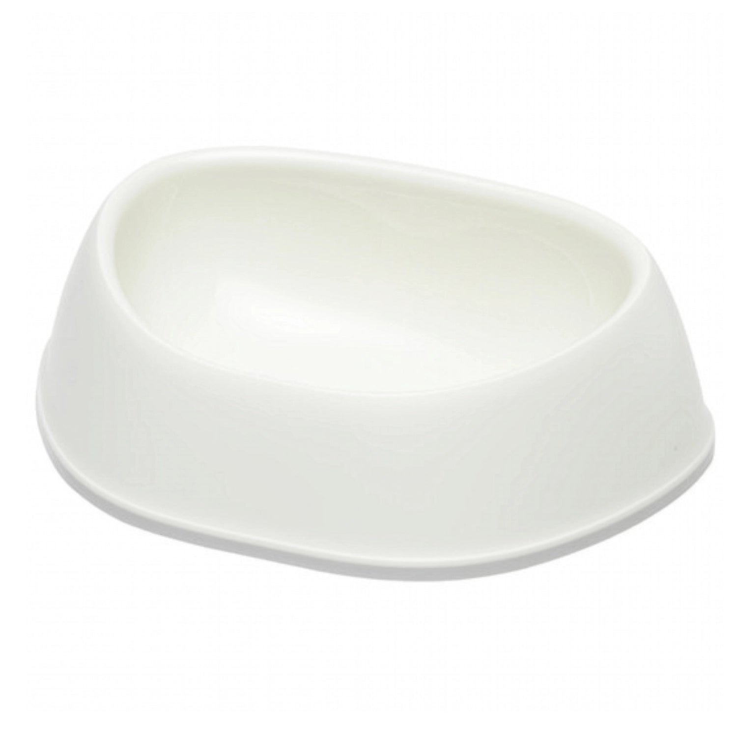Bowl Comedero Sensibowl Moderna color blanco, plato para perros y gatos con base antideslizante y diseño ergonómico.