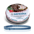 Collar Antiparasitario Seresto Bayer para perros desde 8 kg, protección contra pulgas y garrapatas por 8 meses.