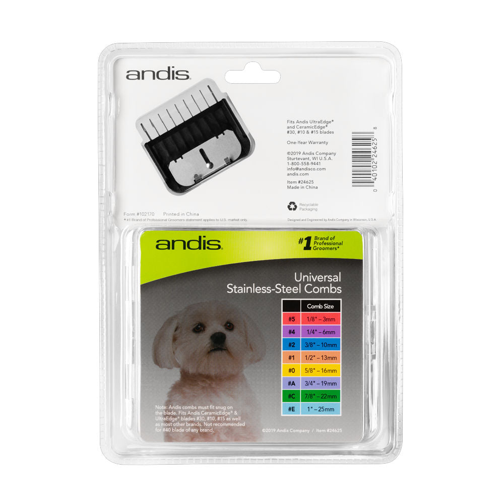 Set Alzadores Metálicos Andis 8 Piezas