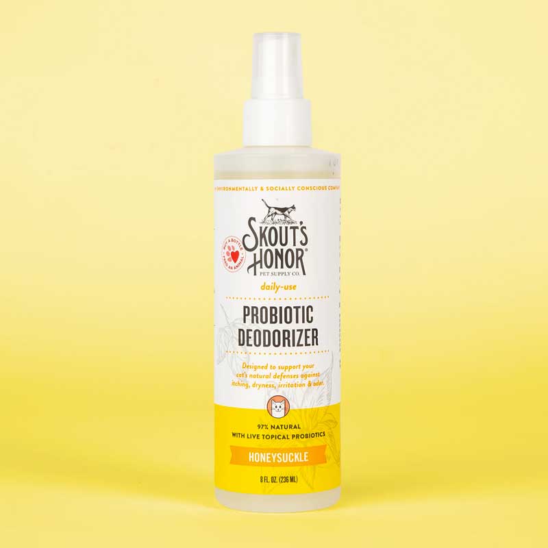 Skout's Honor Desodorante Probiótico para Gatos Madreselva 236 ml