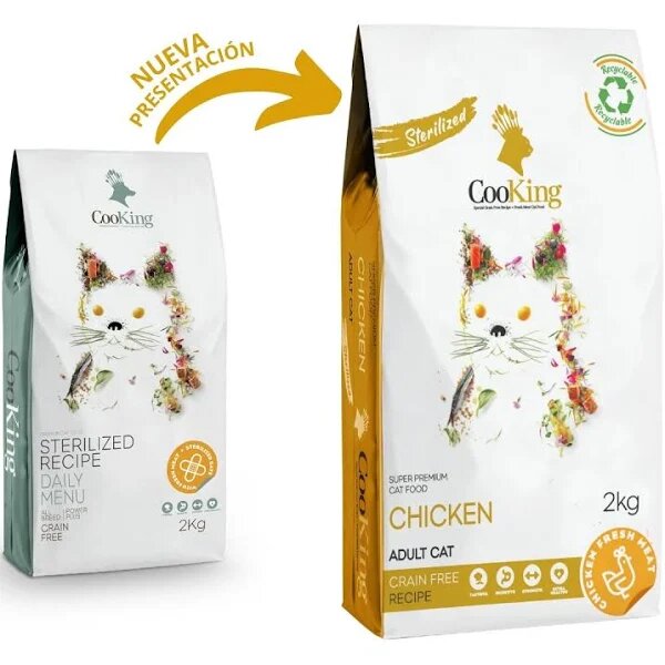 Cooking Pollo para Gatos Esterilizados